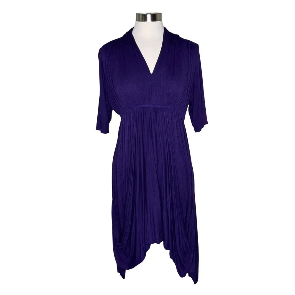 Cha Cha Vente M purple dress tunic - Picture 1 of 5